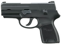 Sig P250 Pistol 250C9BSS10, 9mm, 3.1 in, Polymer Grip, Black Finish, Night Sights, 6 Rd
