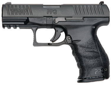 Walther PPQ Striker-Fire Action Pistol WAP00Q90, 9mm, 4.1 in, Synthetic Grip, Black Finish, 15 Rd