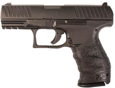 Walther PPQ Striker-Fire Action Pistol WAP00Q40, 40 S&W, 4 in, Synthetic Grip, Black Finish, 12 Rd