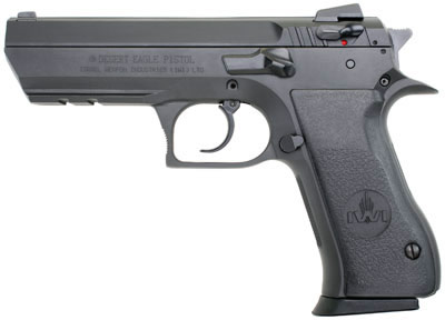 Magnum Research Baby Eagle Fast Action Pistol MRFA4010F, 40 S&W, 4.15 in, Black Polymer Grip, Black Oxide Finish, 10 Rd