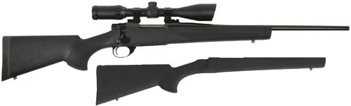 Howa M-1500 2-N-1 Youth/Full Rifle Combo w/Scope HGR26727, 7mm-08 Remington, 20 in, Black Synthetic Stock, Blue Finish
