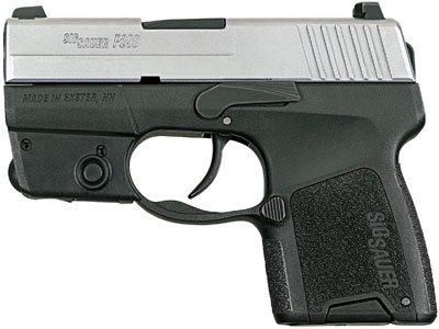 Sig P290 Semi-Auto Pistol 2909TSSL, 9mm, 2.9 in, Customizable Grip, 2 tone Finish, 6 Rd