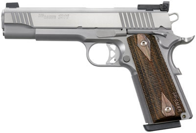 Sig Traditional Match Elite 1911 Pistol 1911T40SME, 40 Smith & Wesson, 3.3 in, Two-Tone Finish, Night Sights, 6 Rd