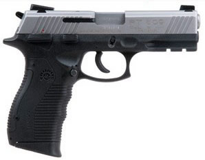 Taurus 809 w/22 Kit Pistol 180904922, 9mm/22 Cal, 4 in, Checkered Black Polymer Grip, Stainless Finish, 17/10 Rd