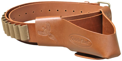 Peregrine Quick-Shot Brown Leather Shotgun Holster Combo w/Shell Holders (3028)