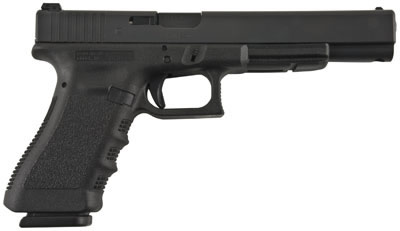 Glock 24 Long Slide Pistol PI2430103, 40 S&W, 6.02 in, Black Synthetic Grip, Black Finish, 15 Rd