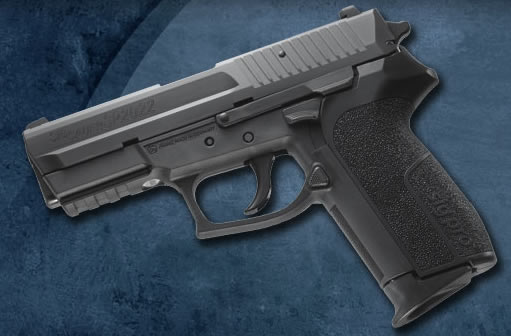 Sig SP2022 Pistol SP20229B, 9mm, 3.9 in, Black Synthetic Grip, Black Finish, Fixed Sights, 10 Rd