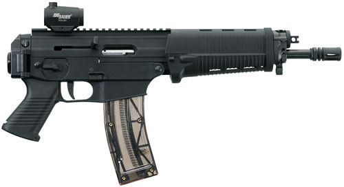 Sig P522 Semi-Auto Pistol P52210BS, 22 Long Rifle, 10.6 in, Synthetic Grip, Black Finish, 25 Rd