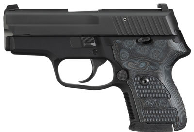 Sig P224 Pistol E249XTMBLKGRY, 9mm, 3.5 in, Hogue Extreme G10 Grip, Two-Tone Finish, Night Sights, 12 Rd