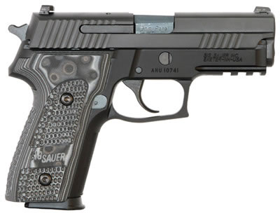 Sig P229 Extreme Pistol E29R9XTMBLKGRY, 9mm, 3.8 in, Hogue G10 Grip, Black Finish, Night Sights, 15 Rd