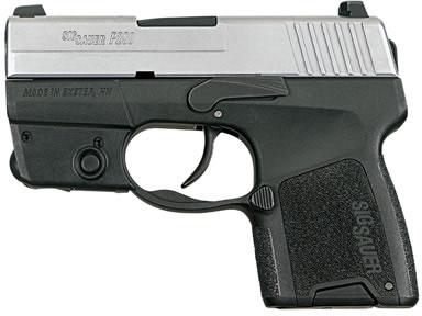 Sig P290 Two-Tone Laser Sub-Compact Pistol 290RS9TSSL, 9mm, Pistol 2.9 in, Polymer Grip, Two-Tone Finish, Night Sights, 6/8 Rd