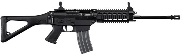 Sig 556 Semi-Auto AR-15 Rifle R556XI16BS, 223 Remington/5.56 NATO, 16 7/8 in, Folding Stock, Black Finish