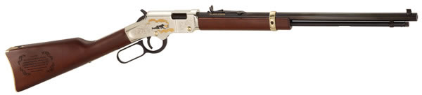 Henry Golden Boy Coal Miners TributeRifle H004CM, 22 Long Rifle, 20 in, American Walnut Stock, Brasslite Receiver/Finish