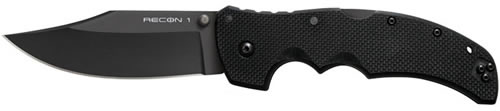 Cold Steel Recon 1 Folding Knife w/Plain Edge Tanto Blade 27TLT