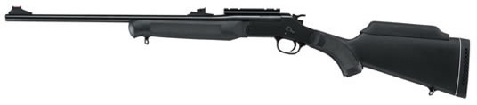 Rossi Single Shot Centerfire Youth Rifle R243YBS, 243 Winchester, 22", Synthetic Stock, Blue Finish