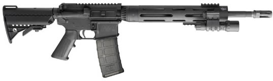 Smith & Wesson MP15 VTAC 811012, 5.56, 16 in, Semi-Auto, Collapsible Stock, Black Finish, 30 Rd