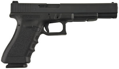 Glock 24 Long Slide Pistol PI2430101, 40 S&W, 6.02 in, Black Synthetic Grip, Black Finish, 10 Rd