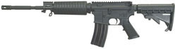 Windham Weaponry SRC M4 A4 Flat Top AR-15 Rifle R16M4FTT, 223 Remington/5.56 NATO, 16 in, Adj Telestock, Black Finish