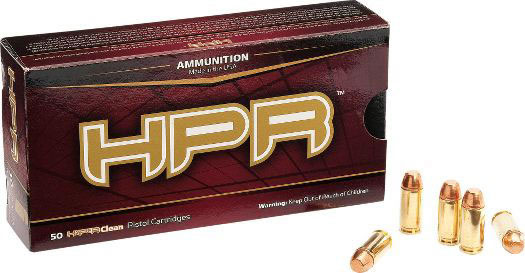 HPR HyperClean Pistol Ammunition 10165HBFP, 10mm, HBFP, 165 GR, 50 Rd/bx