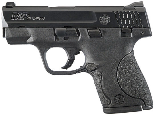 Smith & Wesson M&P Shield Pistol 180020, 40 S&W, 3.1 in, Polymer Frame, Black Melonite Finish, 6/6 Rd