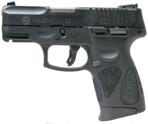 Taurus Millennium Pro G2 Pistol 1-111031G2-12, 9mm, 3.25 in, Black Polymer Grip, Black Finish, 12 Rd