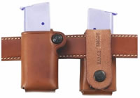 Galco Single Magazine Case w/One Way Snap, Tan, Model SMC26, For 10MM Single Column/.45 Single Column Metal Magazine