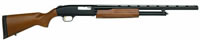 Mossberg 500 Bantam Shotgun 54132, 20 Gauge, 22 in, 3 in Chmbr, Wood Stock, Blue Finish, w/Accu Chokes