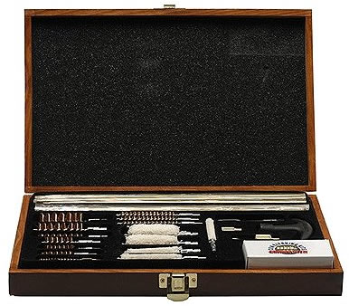 DAC UGC76W 35 Piece Deluxe Universal Gun Cleaning Kit w/Wood Case