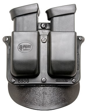 Fobus Paddle Double Magazine Pouch 6936P, Single Stack, For Glock 36,