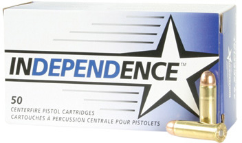 Federal Cartridge Independence Handgun Ammunition 5254, 357 Magnum, Jacketed Soft Point (SP), 158 GR, 1240 fps, 50 Rd/bx