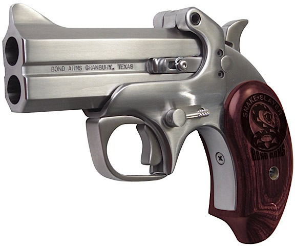 Bond Snakeslayer Derringer BASS, 410 GA / 45 Long Colt, 3-1/2 inch, Laminat...