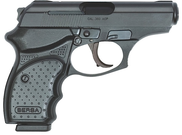 Bersa Thunder 380 Pistol THUN380MLTCC, 380 ACP, 3-1/2", Polymer Grip, Matte Black Finish, 7 Rd