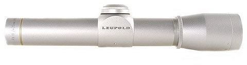 Leupold FX-II Fixed Power Handgun Scope 58730, 2x, 20mm Obj, 1" Tube Dia, Silver, Duplex Reticle