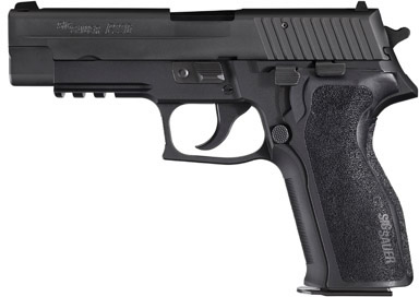 Sig P226 Pistol E26R9B, 9mm, 4.4 in, Black Synthetic Grip, Black Finish, Contrast Sights, 15 Rd
