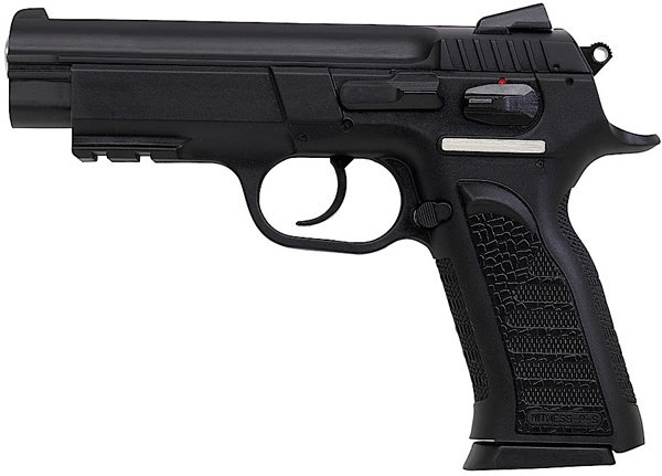EAA Witness Semi-Auto Pistol 999244, 9mm, 4 1/2", One Piece Grip, Blue Finish, 16 Rd, Polymer Frame