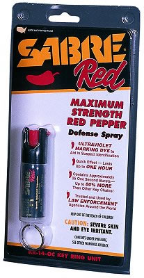 Security Equipment Pepper Spray w/Keychain .54 oz KR14US