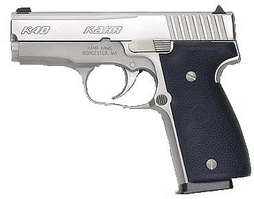 Kahr K40 Elite Double Action Pistol K4048, 40 S&W, 3-1/2", Synthetic Grip, Polished Stainless Steel Finish, 6 Rd