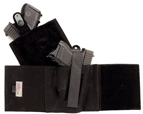 Galco Cop Ankle Band Holster w/Adj Safety Strap & Thmb Brk, Model CAB2L, For Glock 26, 27, 33/SW 3913, 4013, 469, 669, 6904, 6906; Sig 239