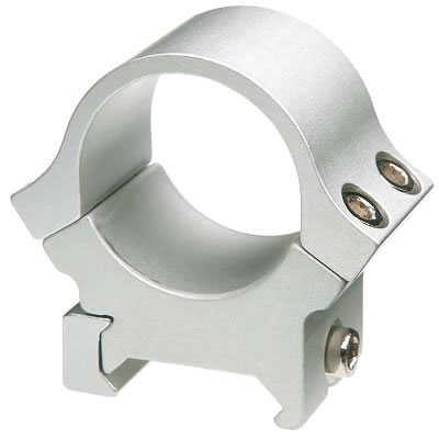 B-Square Sports Utility Series Rings 20055, Standard Dovetail, Medium, 1", Silver