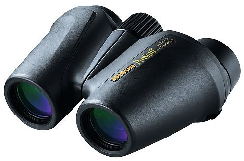 Nikon Prostaff All Terrain Binoculars 7485, 10x, 25mm, Roof Prism, Blue Rubber