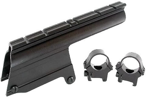 B-Square 16585 Shotgun Saddle Mount With Rings For Mossberg 500/835