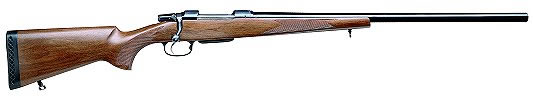 CZ 550 Varmint Bolt Action Rifle 04160, 308 Win, 25.6"Hvy BBL, Walnut Stock, Blued Steel Finish, 4 Rds