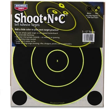 Birchwood Casey 34070 Shoot-N-C 12" Round Target 100 Pack