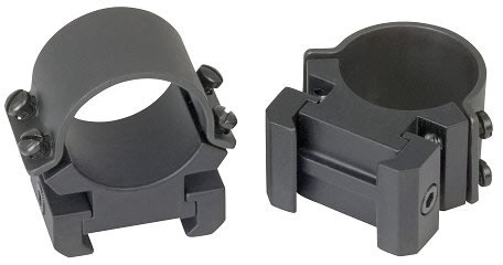 Weaver SureGrip Rings 49165, Suregrip X-tra High, 1", Matte Black