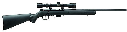Savage 93R17FXP Rimfire Rifle 96209, 17 HMR, 20.75", Bolt Action, Black Syn Stock, Blue Finish, Accutrigger, w/Scope, 5 Rds