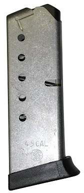 Smith & Wesson CS45 45 Automatic Colt Pistol (ACP) 6 Round Blue Magazine (19276)
