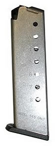 Smith & Wesson 945 45 Automatic Colt Pistol (ACP) 8 Round Stainless Magazine (19280)