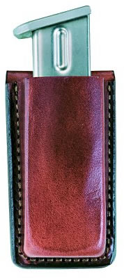 Bianchi Mag Pouch Fits Belts To 1.75 in, Black, Model 10735, For Browning BDA. 380; Colt/Comm, Gov; Detonics; Llama IXA Ruger P90; S&W1006, 1076, 1086; Sig; Star