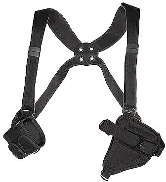 Bianchi Tuxedo Ambid. Shoulder Holster w/Mag Pouch & Straps, Model 17035, For BER 92/96; Glock 20, 21, 29, 30; Ruger P89P90, P91, P94; Taurus PT 92,