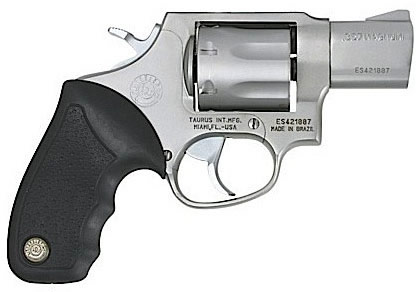 Taurus 617 Compact Frame Revolver 2617029, 357 Magnum, 2", Soft Rubber Grip, Stainless Finish, 7 Rd
